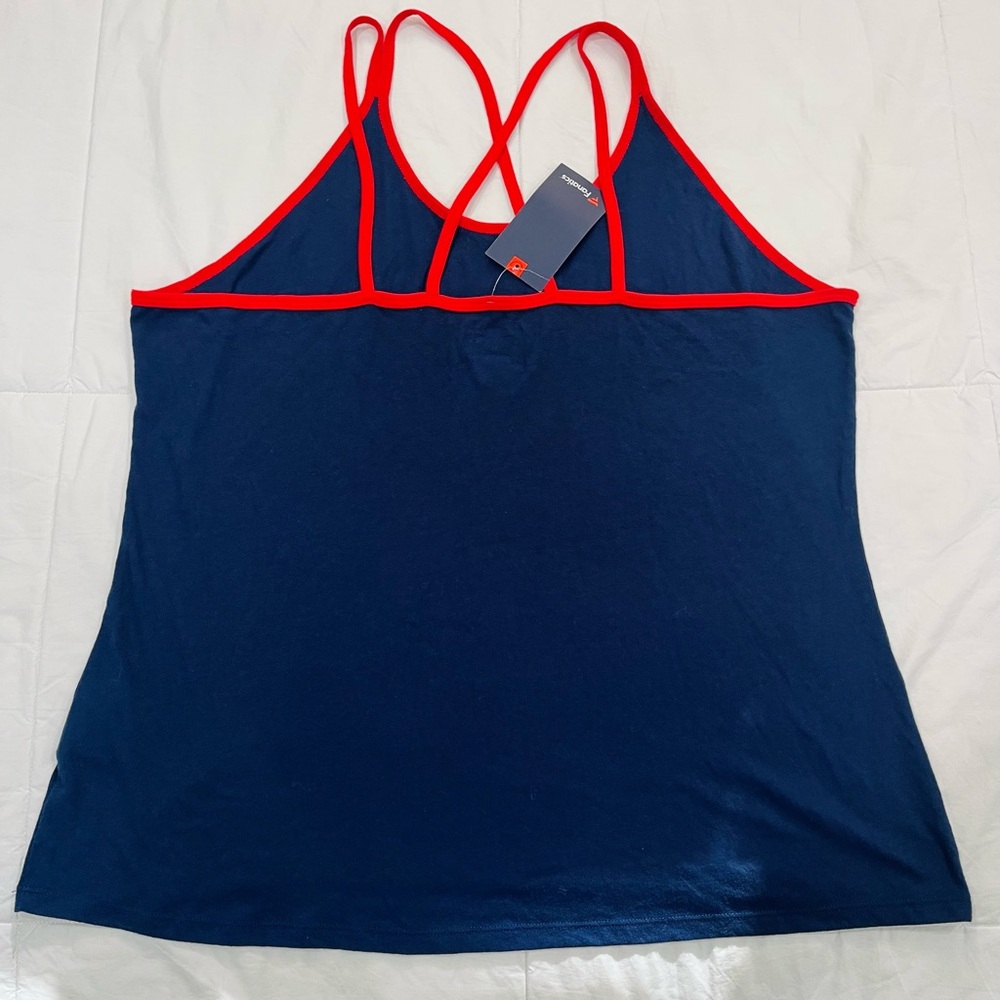 Cleveland Indians Fanatics Women's Plus Size Scoop Neck Navy Tank Top XXL NWT - Picture 4 of 7